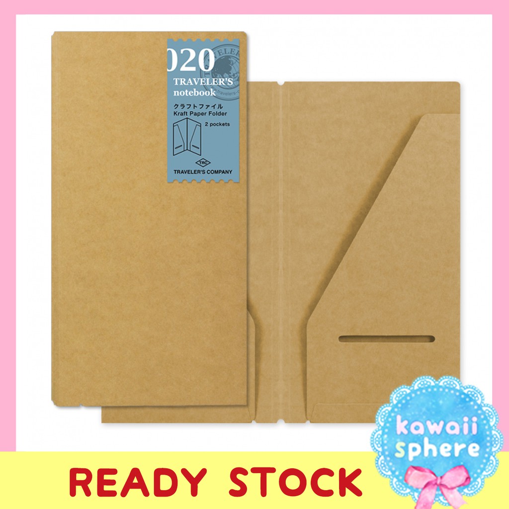 

Midori Travelers Notebook Kraft Paper Folder 020 | Regular Size