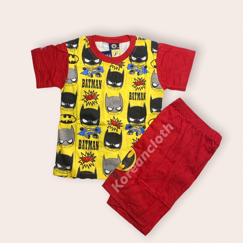 KAOS STELAN ANAK LAKI MOTIF BATMAN