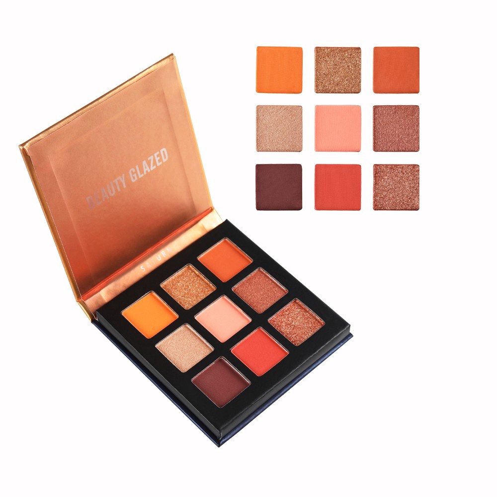 Beauty Glazed Eyeshadow Palette 9 Warna Lengkap  Makeup Mata Kosmetik Kecantikan Wanita