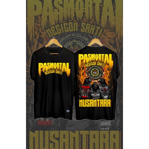Kaos Pasmortal Nusantara Kuning