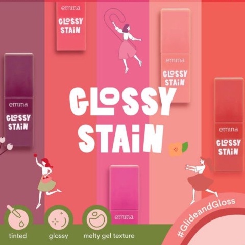 Emina Glossy Stain 3g Emina Lip Tint Glossy Stain  Lip Tint Emina Lip Tint Glossy Emina Glossy Stain