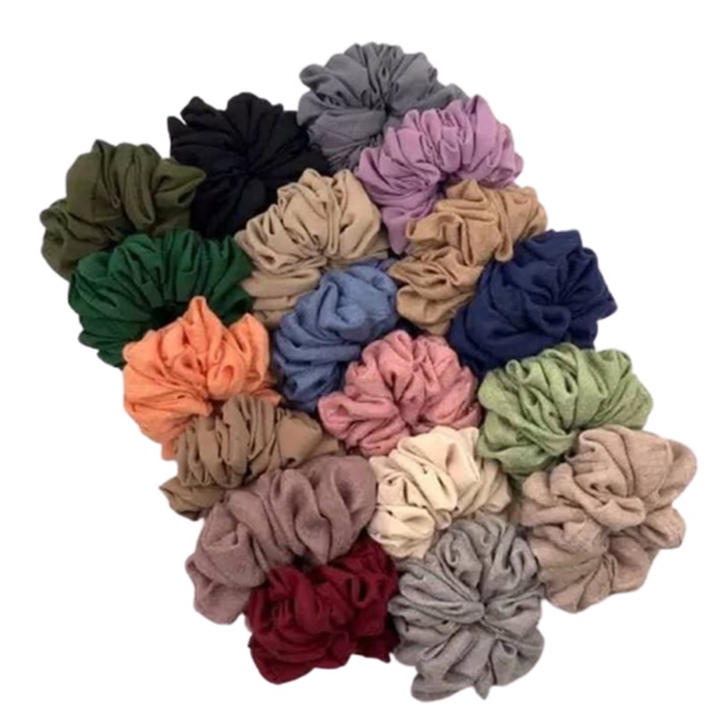 Scrunchie Ikat Rambut Cepol Scrunchi Termurah Ukuran JUMBO