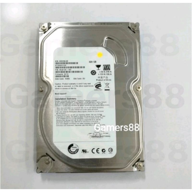 HDD 320GB Hardisk 320GB Harddisk 320GB Internal PC 3.5&quot; type wd A01