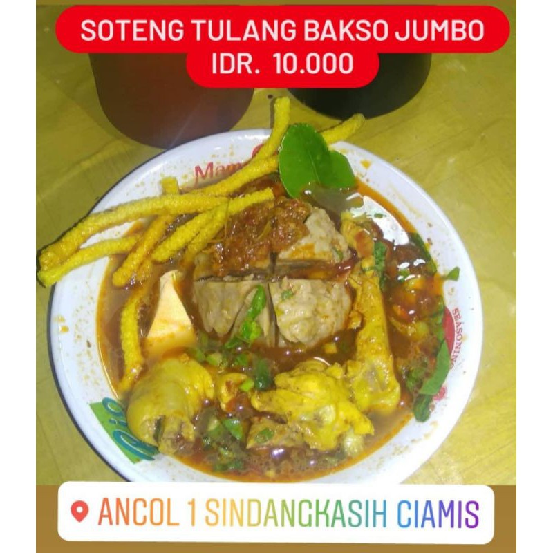 

Soteng Tulang Bakso Urat Jumbo