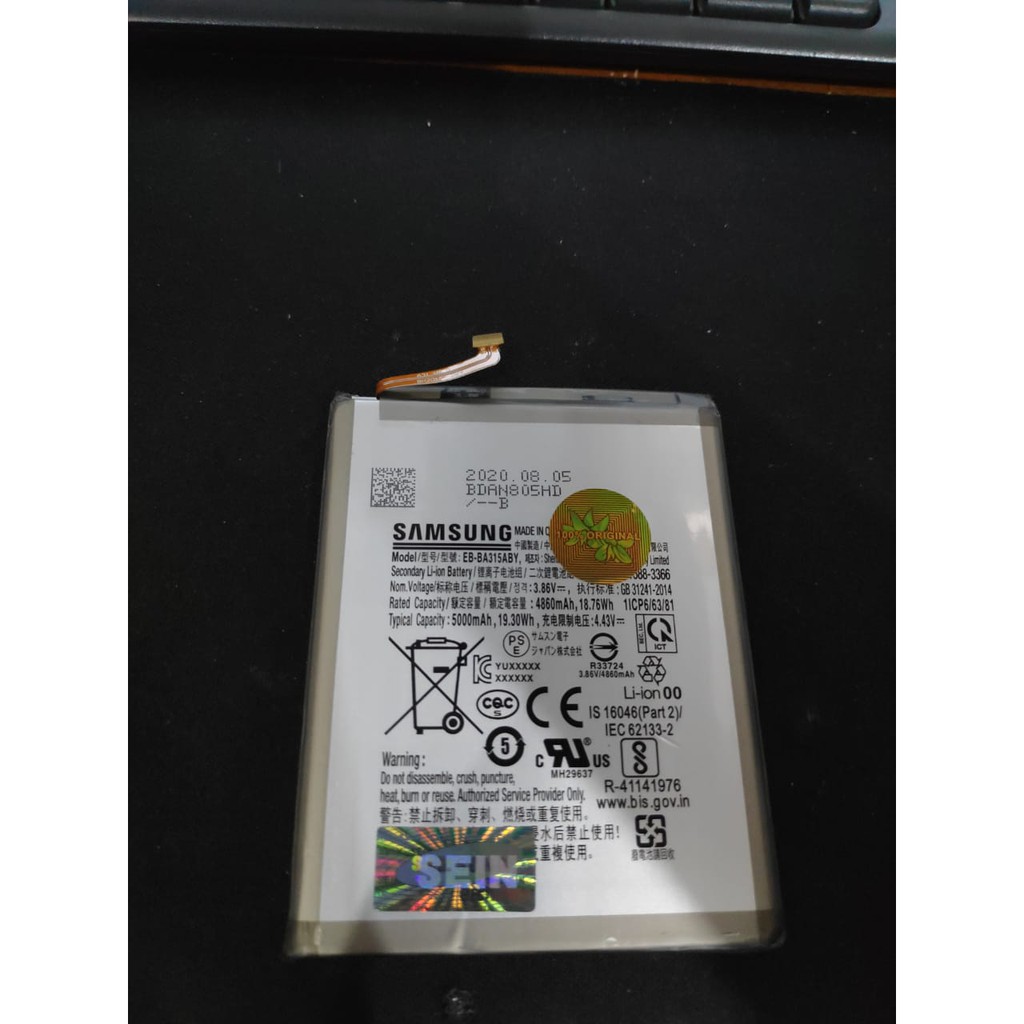 Jual Baterai Samsung A31 A315 Original Eb Ba315aby Batre Battery