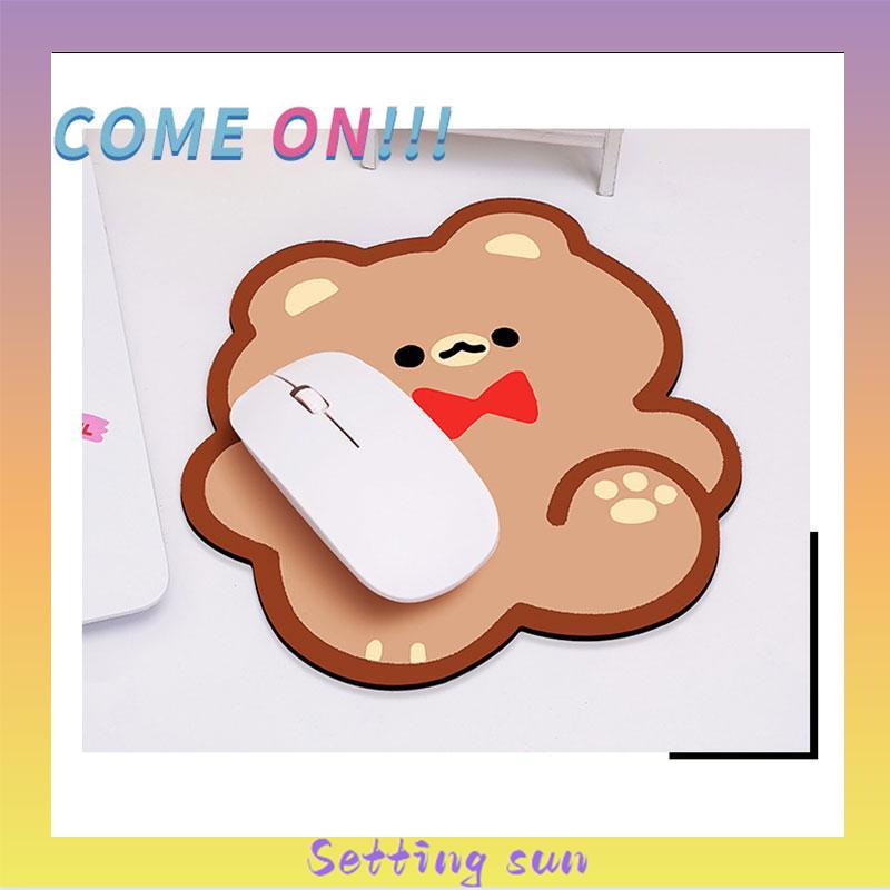 Mouse Pad Anti Slip Motif Print Kartun Untuk Aksesoris Komputer TN