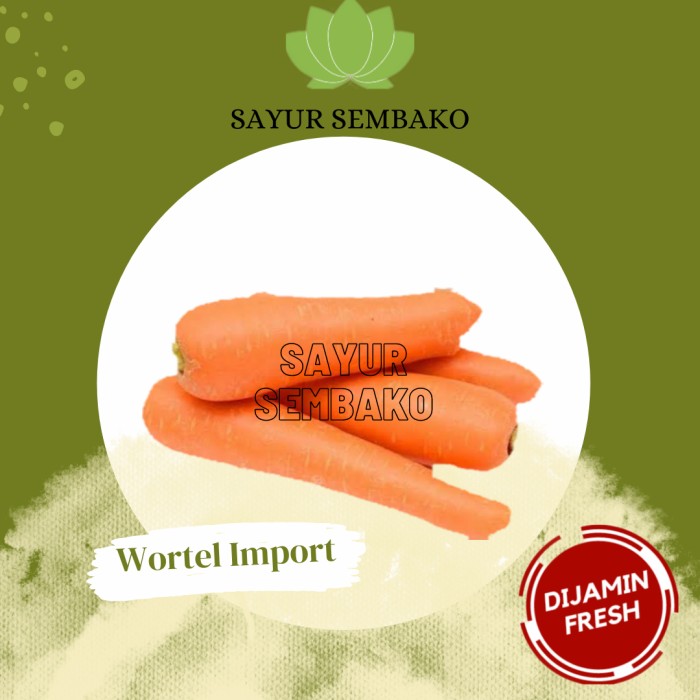 

Wortel Impor / Brastagi (500gr)