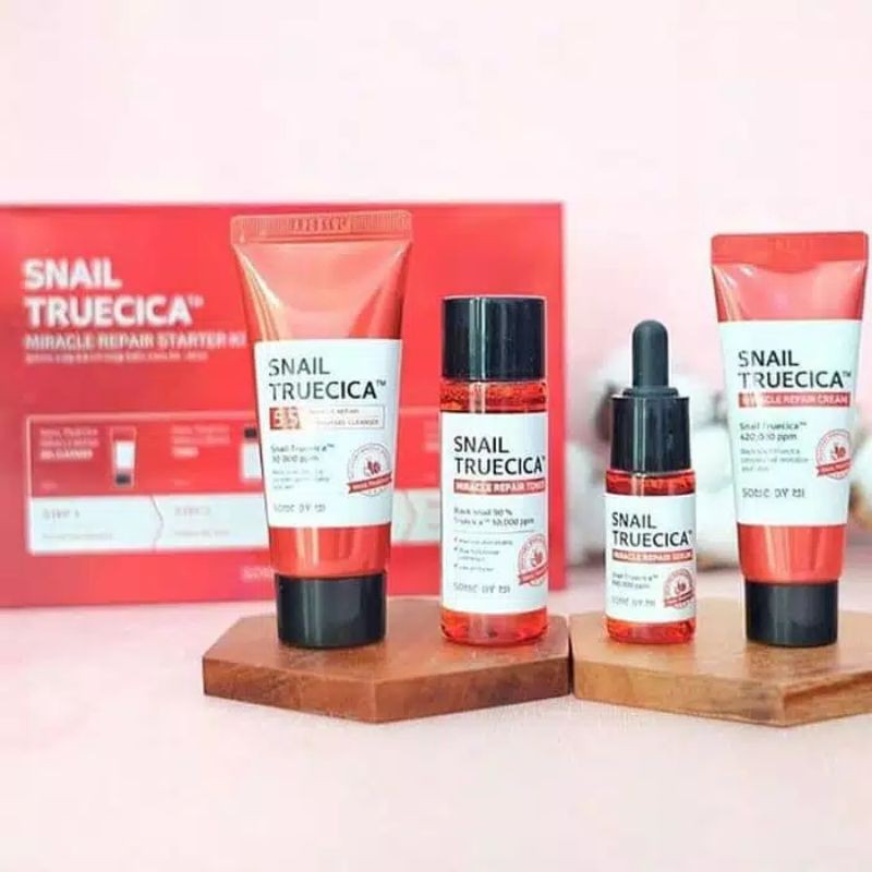 ORIGINAL SOME BY MI SNAIL TRUECICA MIRACLE REPAIR STARTER KIT / SOME BY MI SNAIL STARTER KIT