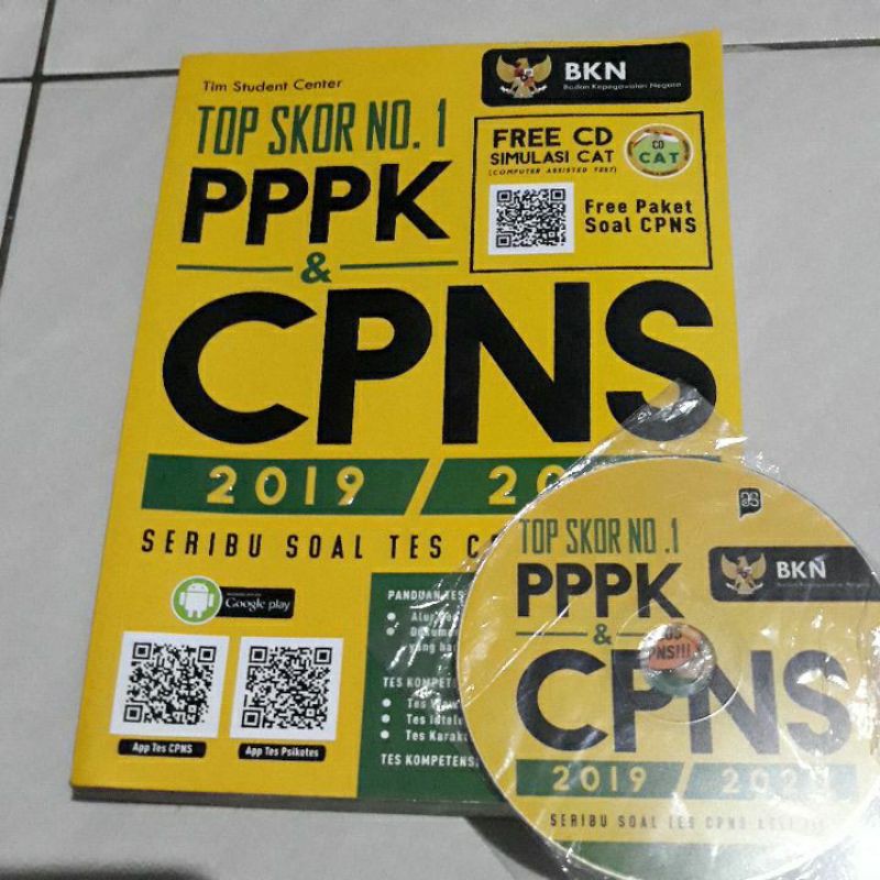 buku soal cpns 2019/2020 + CD