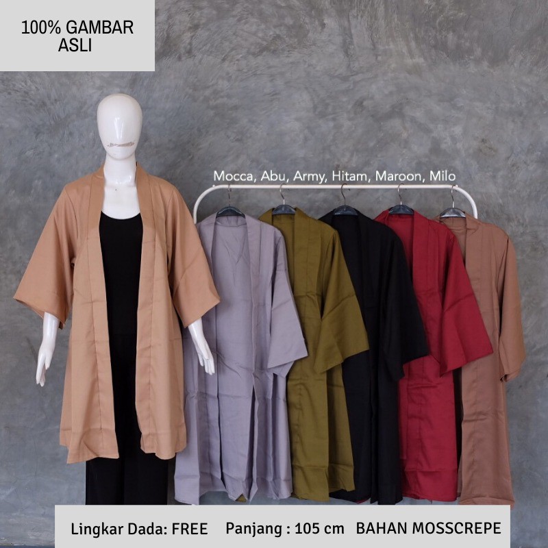 (COD) Daily Things Cardigan Muslim Aumy Fit XXL LD FREE