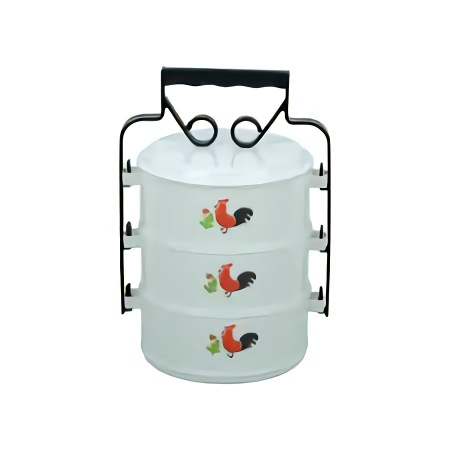 Rantang Tradisional Ayam Jago Susun 3 Plastik