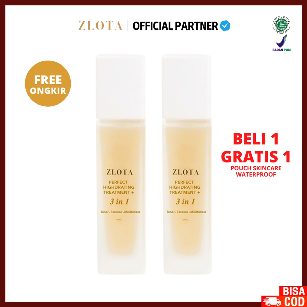 [ FREE  GIFT ] ZLOTA Perfect Highdrating Treatment+ 3in1