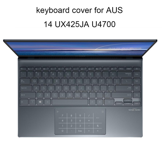 Skin Silikon Pelindung Keyboard Untuk Asus Zenbook 14 U4700 U4700J 14s U4700E Ux425 Ux425J 2020 14 &quot;