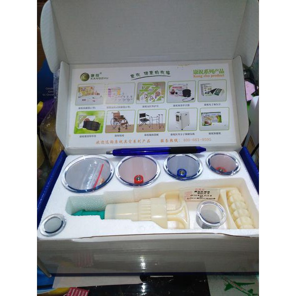 Alat Bekam/ Kop Kang Zhu 6 Cups / Alat 6kop / Cupping Therapy Set Original