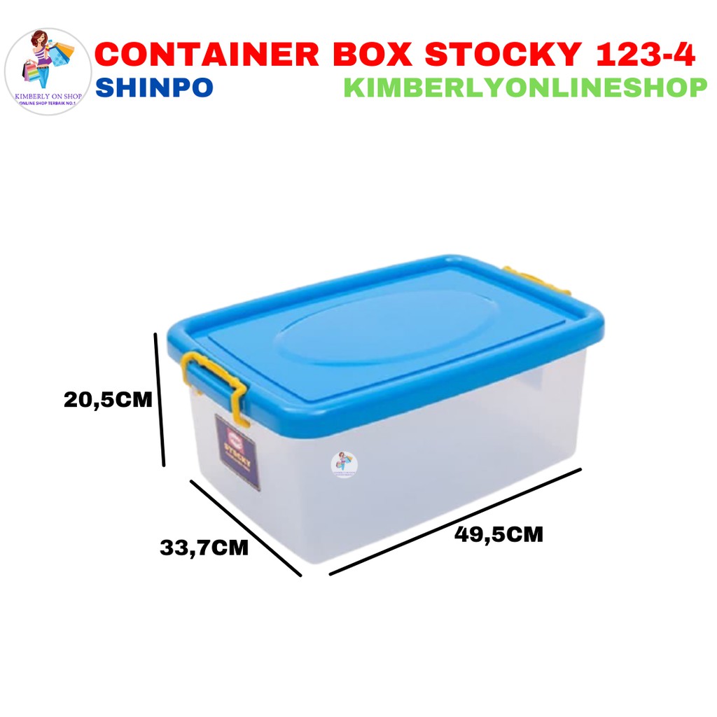 Container Box / kotak penymipanan serbaguna Stocky CB SIP 123-4