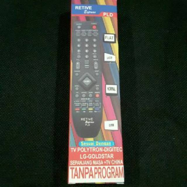 Remote tv tabung led lcd polytron retive PLD expres