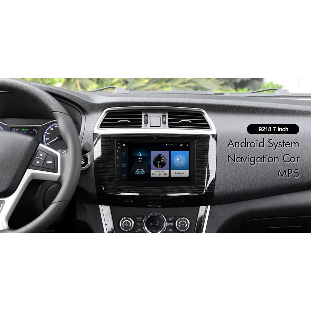 Paket Android GPS Tape Mobil Double din LCD 7 Inch Radio Bluetooth PNP Soket Toyota Daihatsu