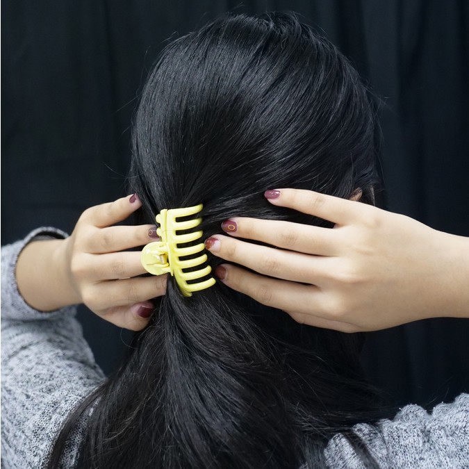 Jepit Rambut Tabung ukuran 6cm Warna Soft DC 745 A / SFT