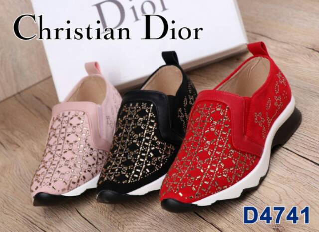 Slip on shoes cewek hitam, pink & merah 36-40 import bhn PU LEATHER sepatu wanita berat 600gram