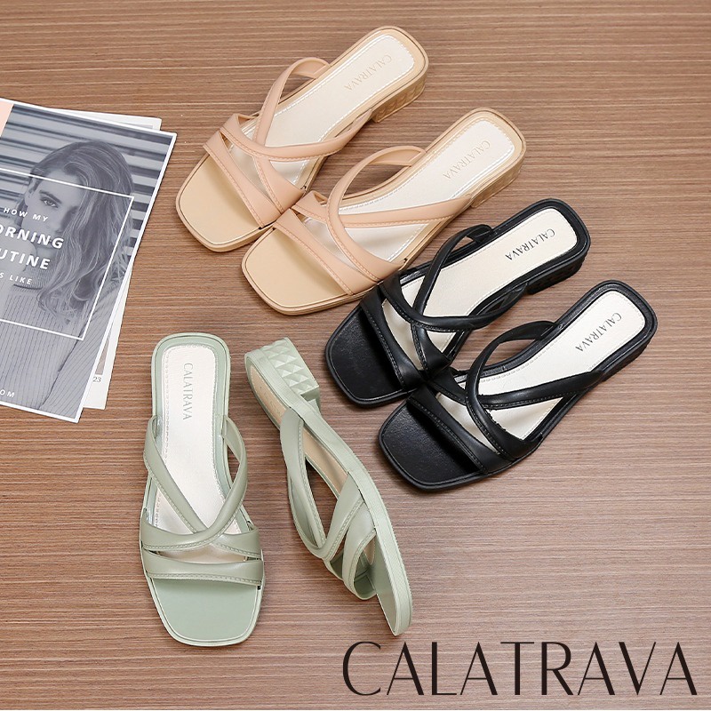 Sandal Wanita Wedges Jelly | Sendal Wedges Tali Hak Calatrava | 713-6