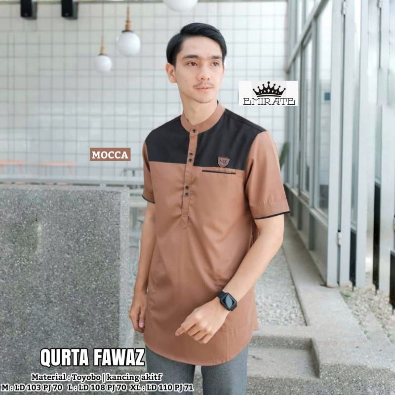 kurta fawas/ baju koko pria