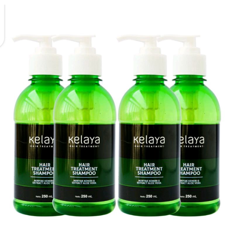 KELAYA SHAMPOO HAIR TREATMENT/PROMO BELI 2/SHAMPO ANTI RONTOK SHAMPOO RAMBUT RONTOK-Bayar 3 dapat 4
