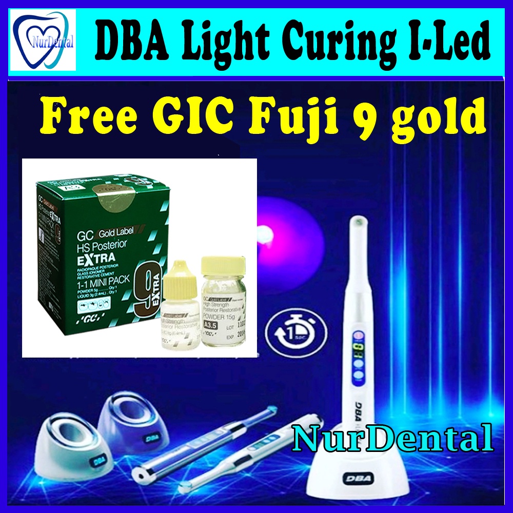 Dental Light cure lightcure curing light DBA I LED Woodpecker 1 detik