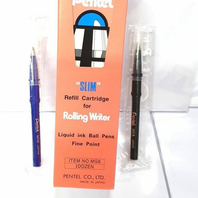 

Pentel Rolling Writer refill mG8( ayo order Harga baru 210.000)