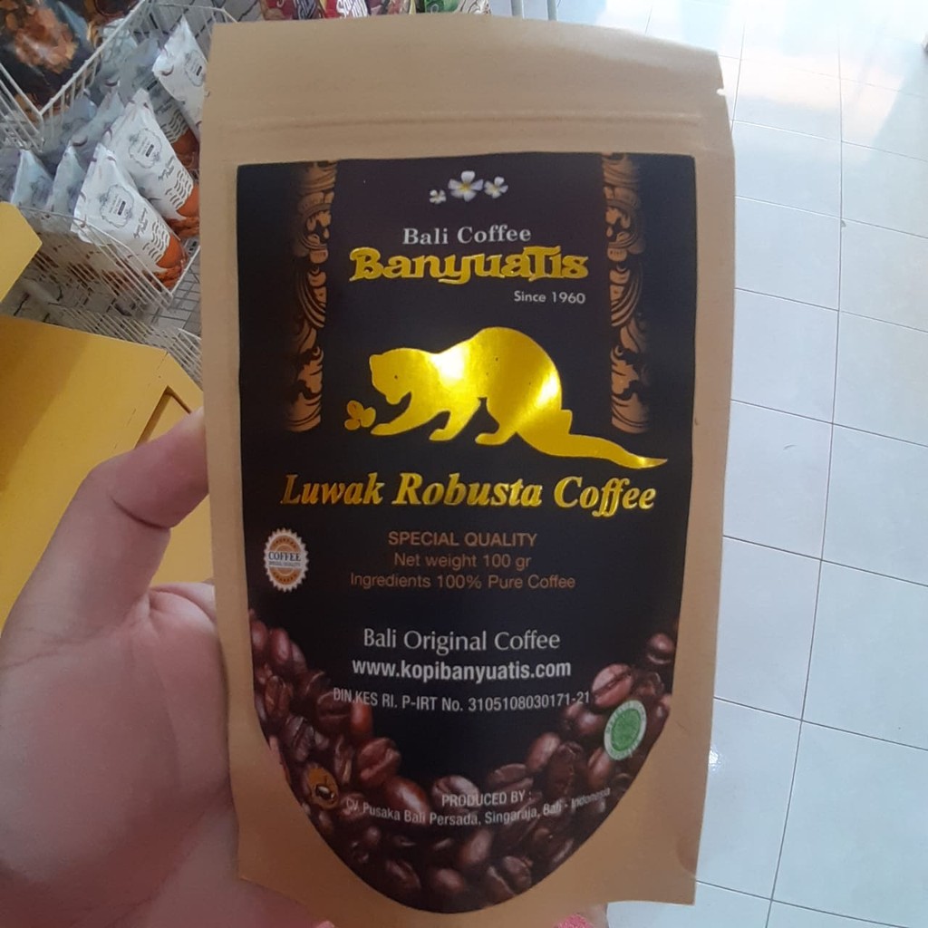 KOPI LUWAK BANYUATIS 100gr &amp; 150gr ASLI BALI