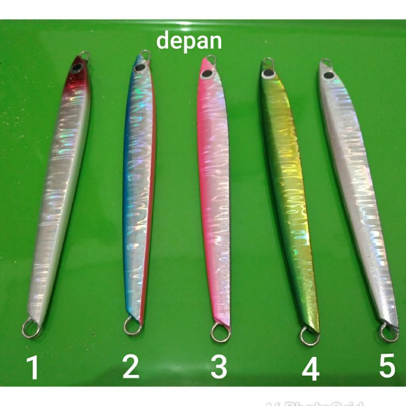 metal jig 100 gr 80 gr - umpan pancing laut - umpan pancing jigging