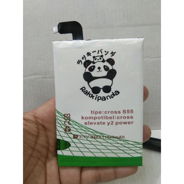 Baterai Batre Batere Rakkipanda Cross S55 For Evercoss Elevate Y2 Power Doubel Power