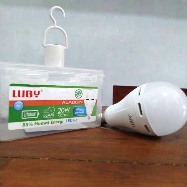 Lampu LED AC/DC-Emergency Lamp Lampu ajaib LUBY 20w 20 watt