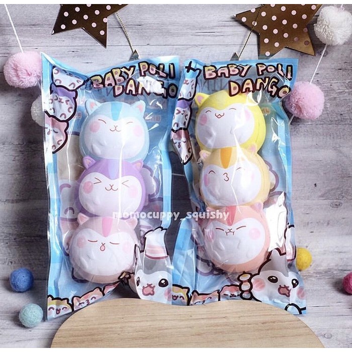 PROMO SQUISHY LICENSED baby poli dango by popular boxes (100% ORI)