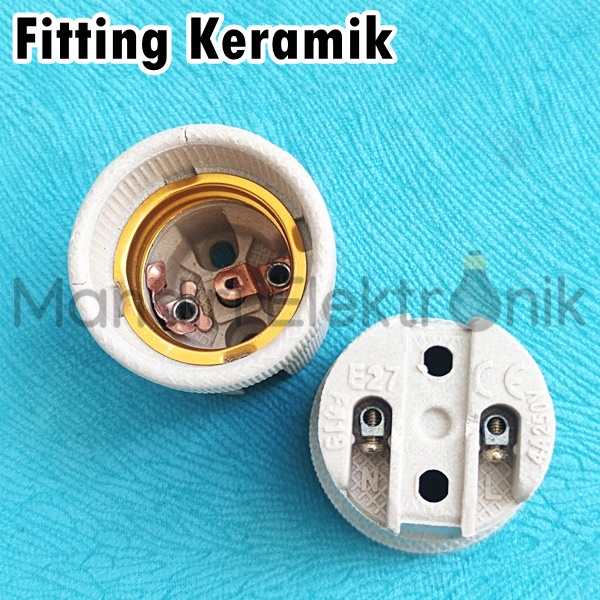 Fitting Keramik Fitting Jambu E27 Fitting Keramik Untuk Downlight