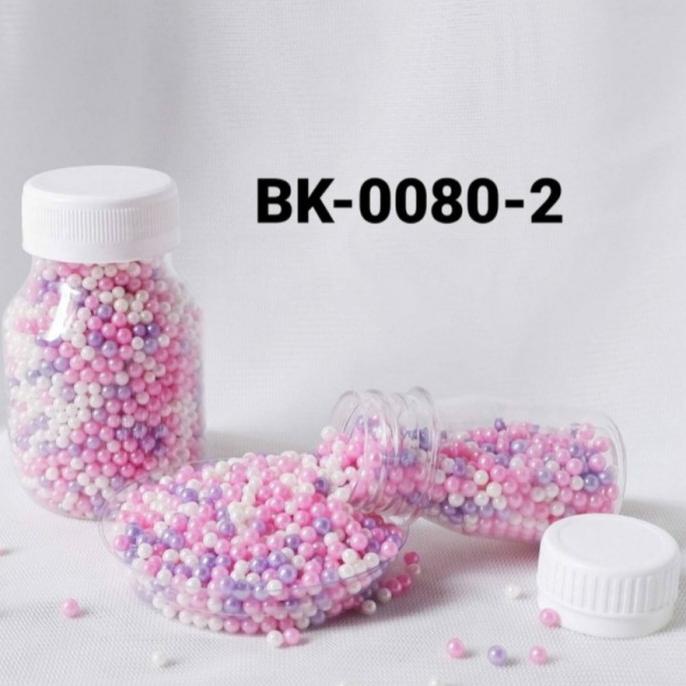 

paling diminati] Sprinkle Confetti Mutiara Pearl Ungu Purple Mix Hiasan Dekor Cup Cake