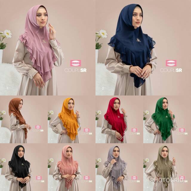 Ready Coupli SR ori sayra hijab
