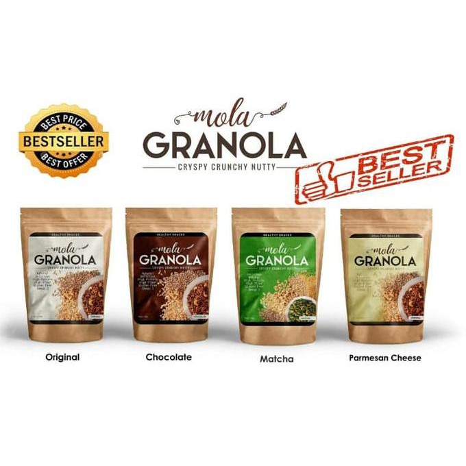 

THE BEST Granola Mola makanan sehat diet dan murah grosiran dan ecer MURAH