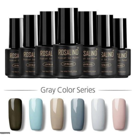 Gray Series ROSALIND GEL NAIL POLISH UV LED / Kutek / Cat Kuku / UV Gel Polish ROSALIND