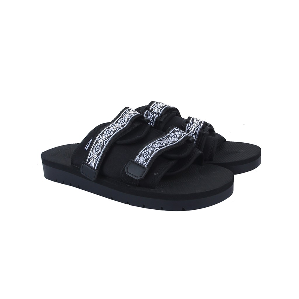 SANDAL GUNUNG TAPIS PRIA WANITA - KAWAY PSW SDL BLACK