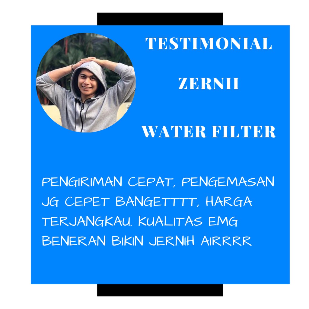 Penjernih Kran Air Sumur Bor Zernii Water Filter Zerni Saringan Pembersih Dan Penyaring Kran Wastafel Cuci Piring Air Kotor Dan Keruh