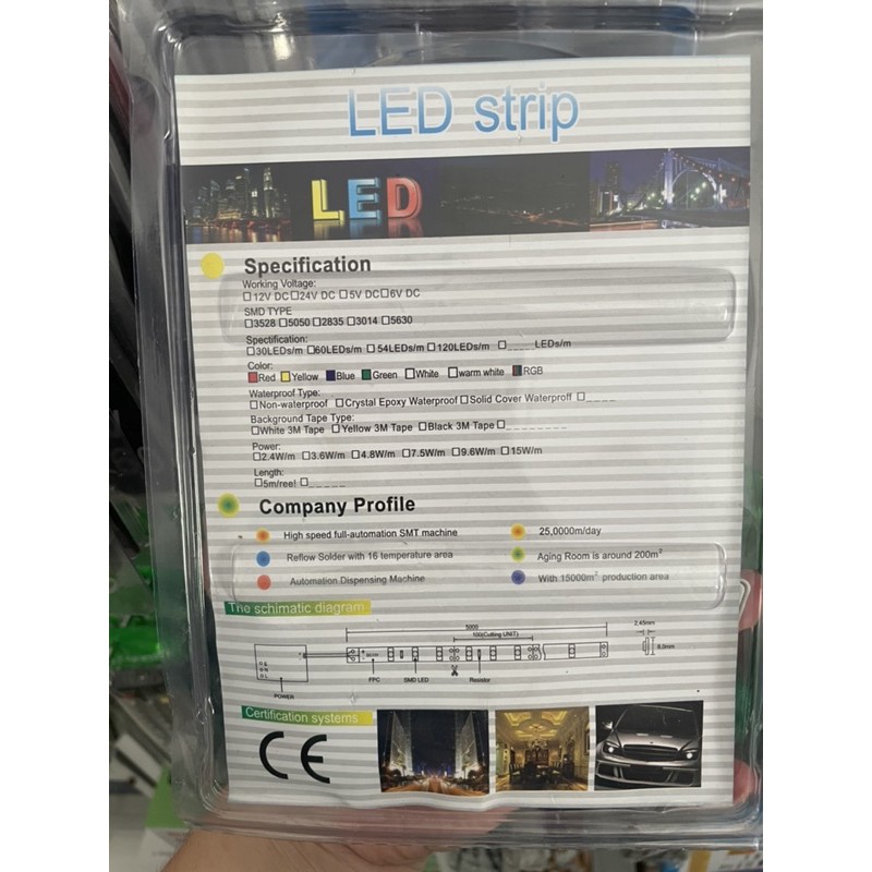 LED STRIP 5Meter PLUS REMOTE RED GREEN BLUE VARIASI