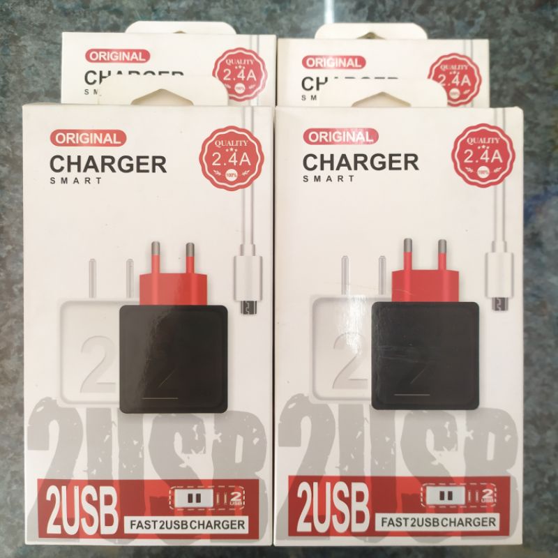 ADAPTOR CHARGER Smart 2USB-2.4A