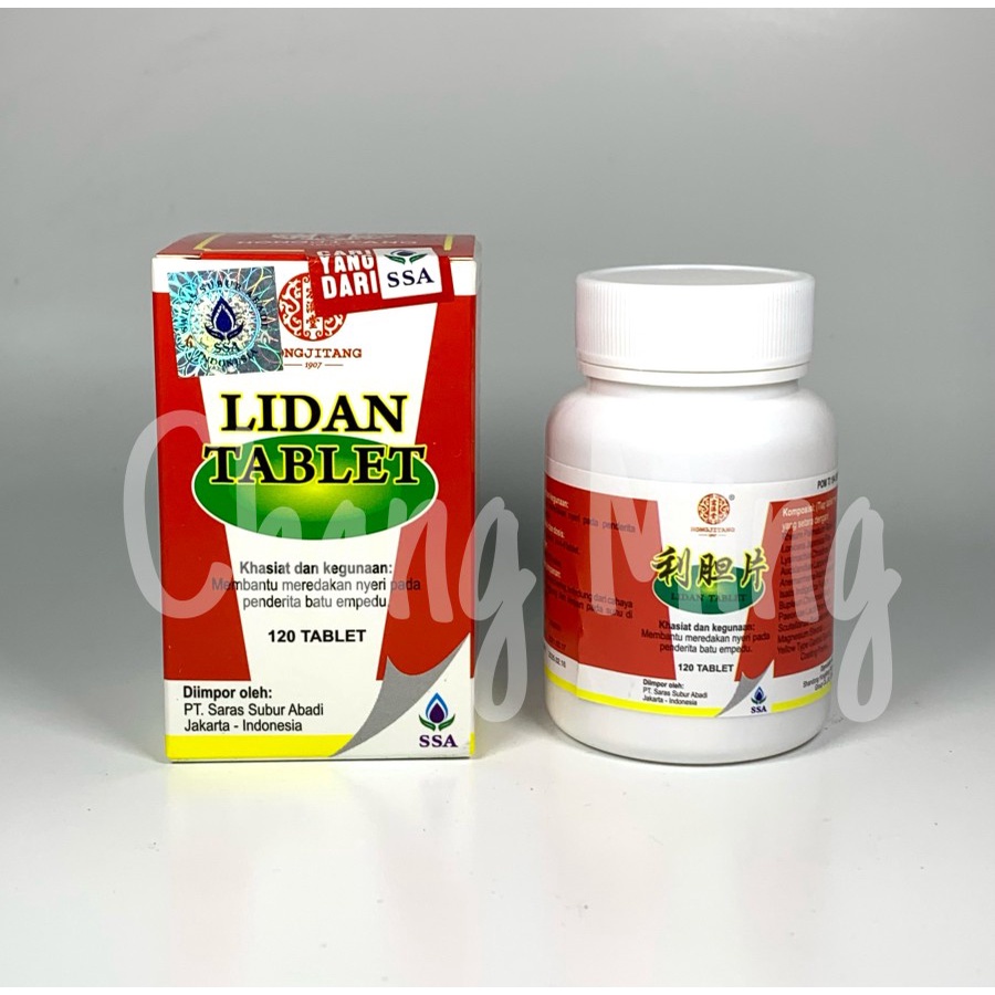 PT SSA Lidan Tablets - Obat Herbal Batu Empedu