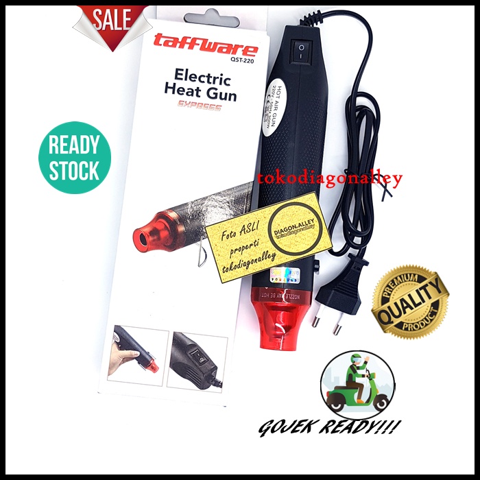 Heatgun Mini Hotgun Pemanas Heat Gun Low Watt Vinyl 230V 300W Solder Blower Panas Sticker Plastik