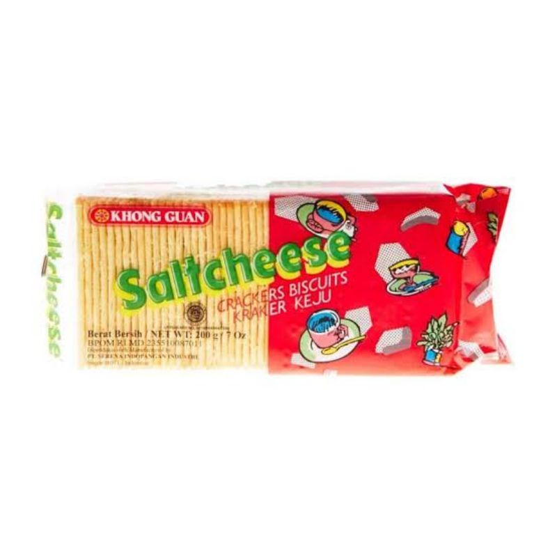 Biskuit Khong Guan Saltcheese Cracker 200 gr