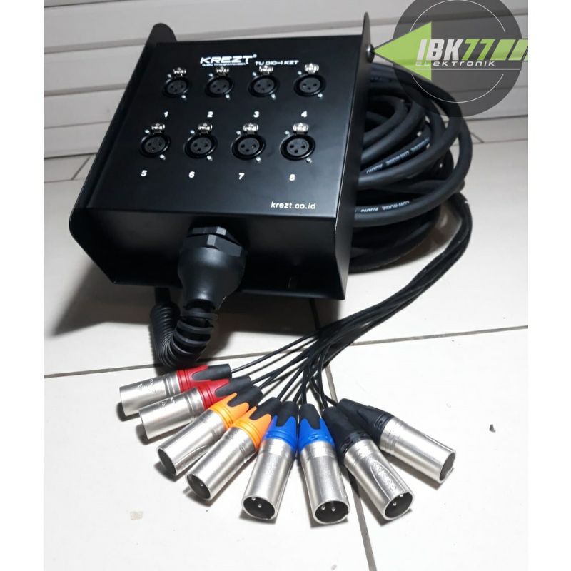 snake kabel 8chanel komplit (KABEL HIGH QUALITY)