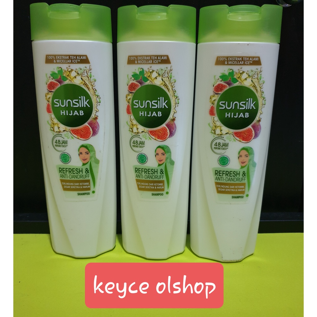 Shampo/sampo/shampoo Sunsilk Hijab refresh &amp; anti dandruf 160 ML