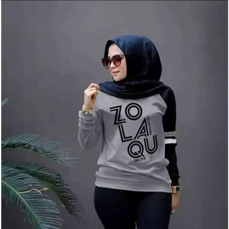 BAJU ZOLAQU /SWEATER ZOLAQU (COD) BAJU WANITA LENGAN PANJANG / SWEATER WANITA KEKINIAN / KAOS WANITA