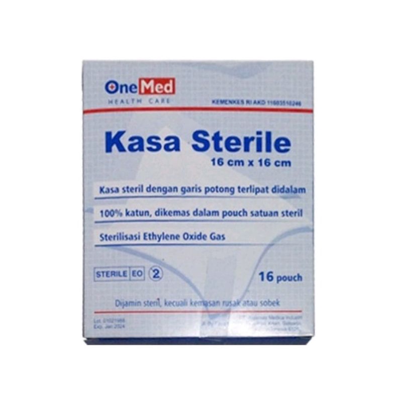 Kasa Steril 16cm x 16cm Onemed Box isi 10pxs