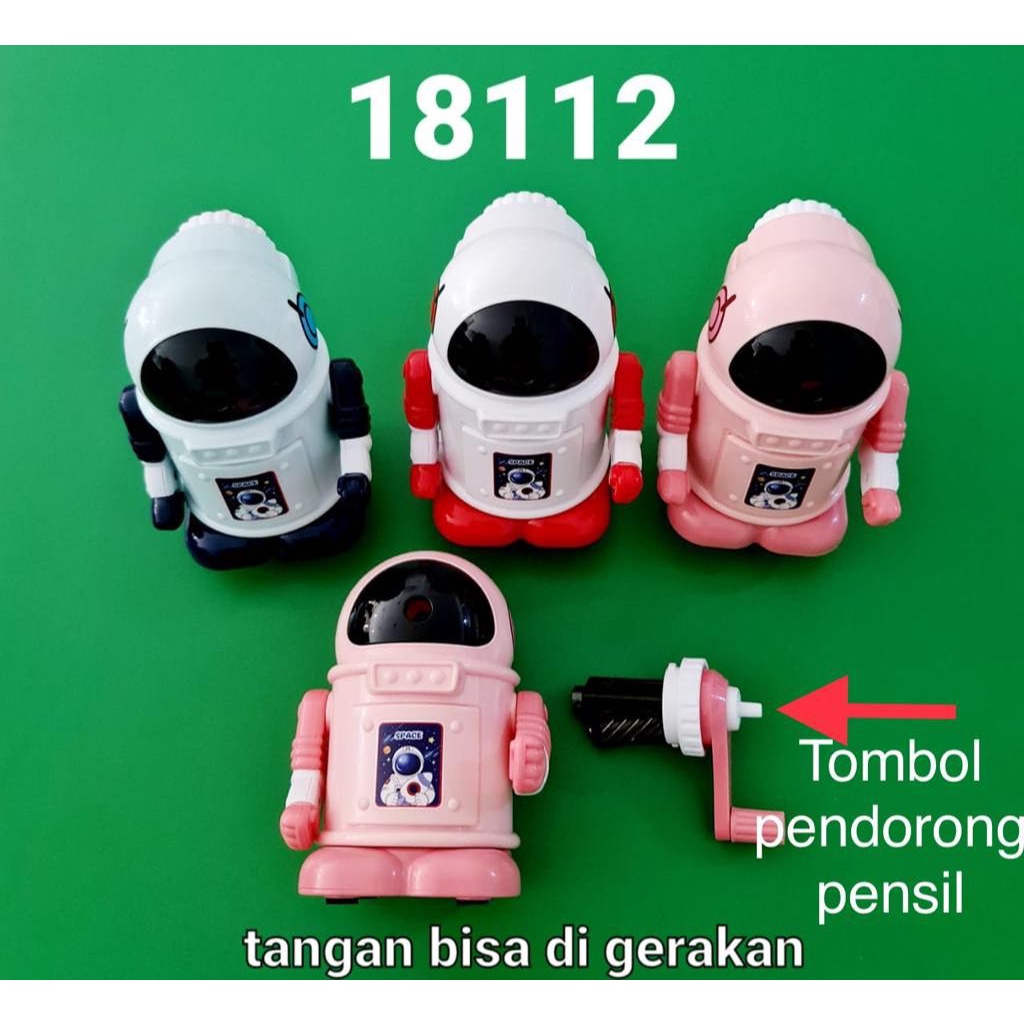 

AS888 - Serutan Pensil Meja Jumbo / Rautan Pensil Meja Karakter Astronot / Standing Pencil Sharpener